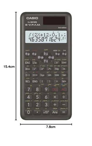 Casio FX-991MS-2-S-MH Calculadora Científica con 401 Funciones,