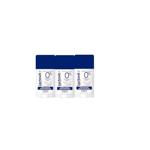 Lactovit Original Desodorante Extra Eficaz, piel normal a seca, 60ml, 3 unidades