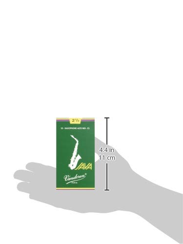 Vandoren SR2625 Cañas de saxo alto JAVA Fuerza 2.5; caja de 10