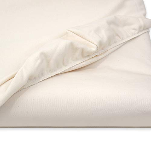 Naturepedic - Funda para cambiador orgánico contorneado, fácil de limpiar, ligera y portátil, cómoda de 2 caras y 4 lados, impermeable, para cambiador de pañales para bebé, 16 x 31 pulgadas