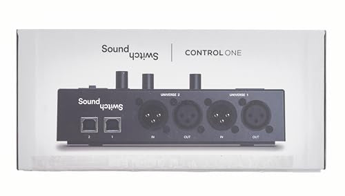 Controlador de Iluminación DMX SoundSwitch Control One Negro con Software y Soporte para Phillips Hue