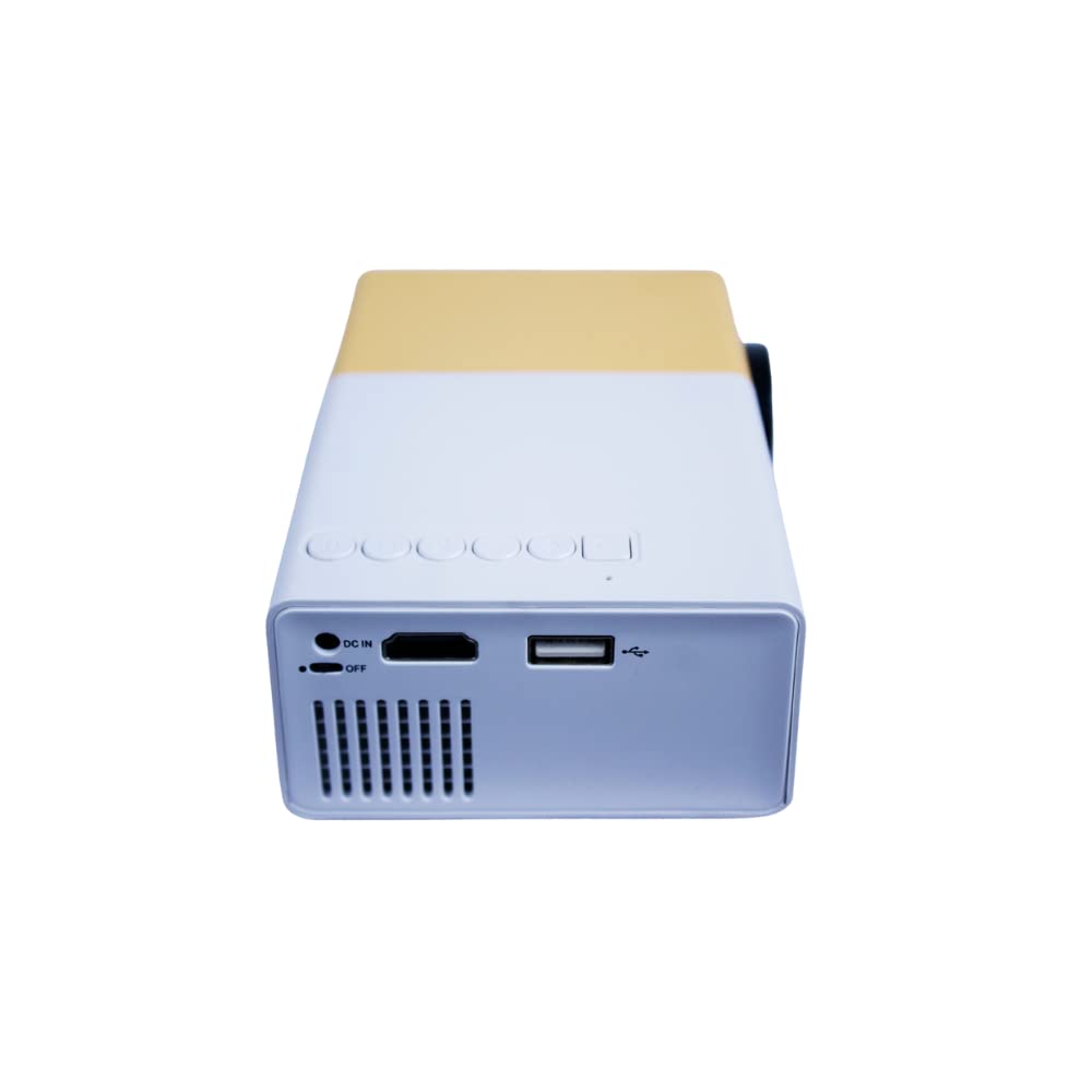 Bonalto Mini Proyector LED Portátil HD, Cine en Casa, Puertos USB/AV/SD/HD