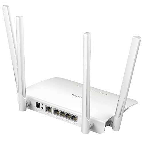 CUDY Ruteador Inalambrico WR1300 Antenas 4, Doble Banda 2,4GHz/5GHz, Wi-Fi 5, Puertos LAN 4, 867 Mbit/s