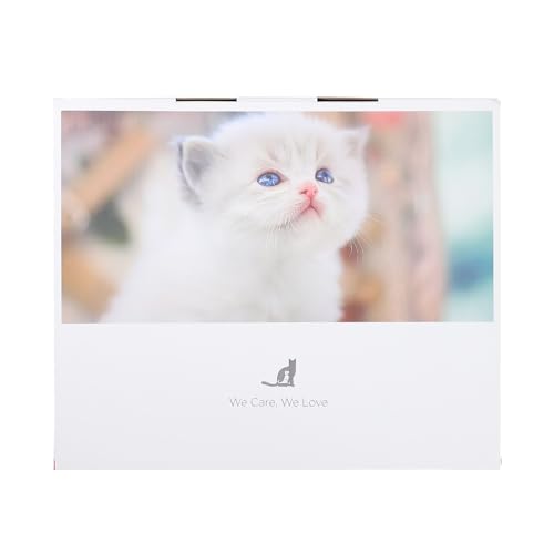 Fuente de Agua FEELNEEDY Acero Inoxidable con Sensor de Movimiento para Gatos y Perros