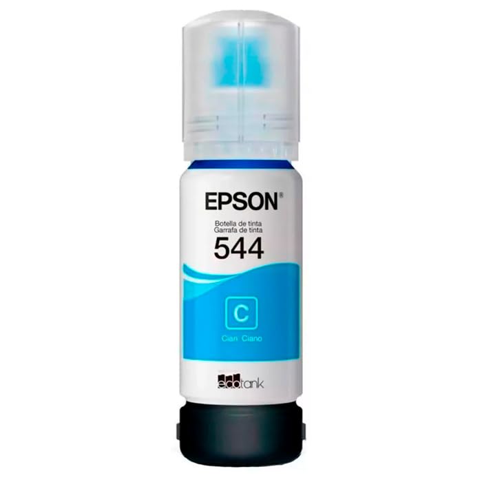 Kit de Botellas de Tinta Epson T544 Multicolor para Impresoras L1210 L1250 L3210 L3250 L3260 L5290