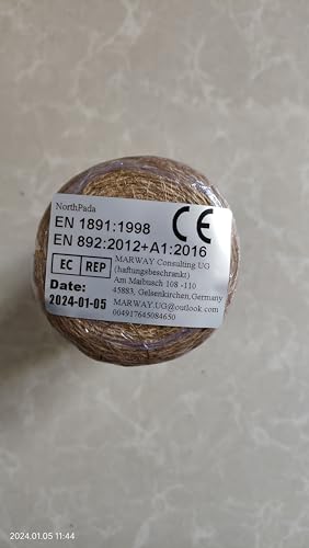 Cuerda de Cáñamo Natural NorthPada Sisal Resistente para Manualidades y Jardín