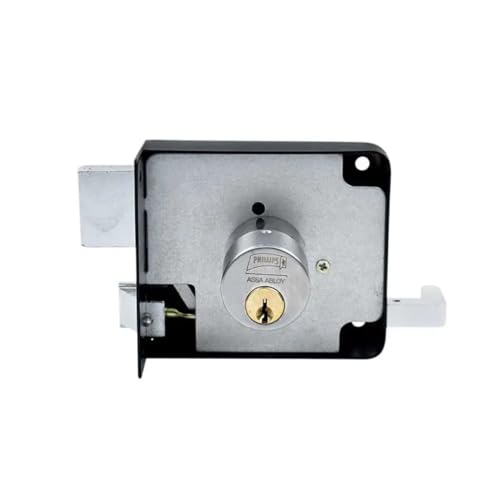 Cerradura Phillips Negra 175N de Fácil Instalación