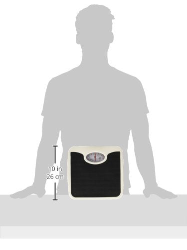 Báscula Mecánica Silverline Negro Capacidad 125 kg Anti-derapante