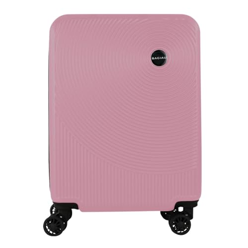 Bagiau Maleta de viaje carry on 20" rígida con 8 ruedas y candado integrado - Color rosa