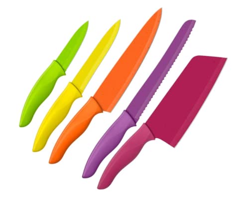 JADECOOK Paquete de lujo Batería de cocina Jade Chef® con Cuchillos profesionales Jade Cook® | Kit con 10 piezas de sartenes y ollas con 6 capas de recubrimiento antiadherente