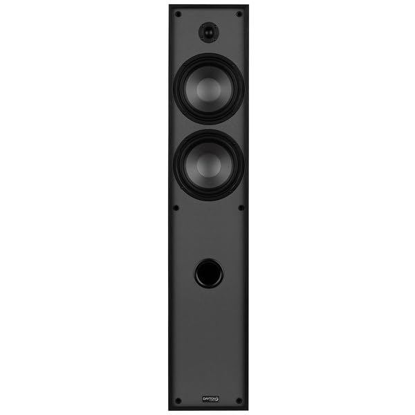 Altavoces de Torre Dayton Audio Negro Classic T65
