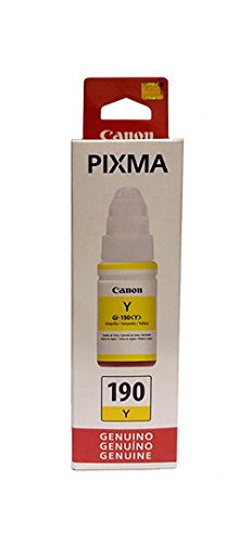 Canon GI-190 BK Lam + CARCNN4730 Tanque de Tinta, Amarillo