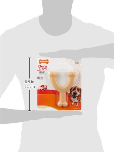 Juguete para Masticar Nylabone Wishbone Lobo Original Mediano para Perros Adultos