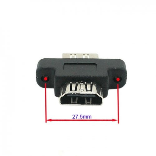 Extensor HDMI Hembra a HDMI 1.4 Cablecc con Agujeros de Montaje en Panel