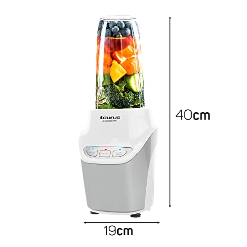 Procesador de Alimentos Taurus Verde Natural con 2 Vasos y 2 Cuchillas para Pulverizar