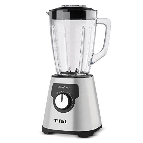 Licuadora T-fal Ultraforce con Vaso de Vidrio y 8 Velocidades