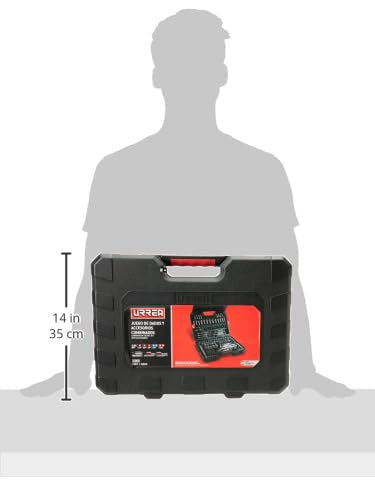 Juego Combinado de Herramienta Urrea JCB02 Rojo con Maletín de 230 Piezas