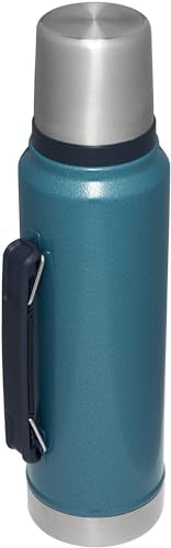 Botella de Aspiradora Stanley Classic Azul Boca Ancha a Prueba de Fugas