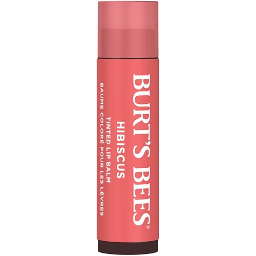 Bálsamo labial tintado natural Burt's Bees, Hibiscus, 2 unidades