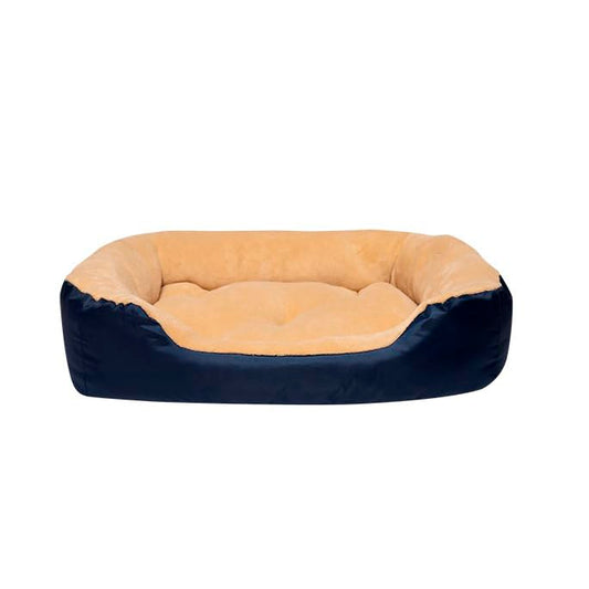 Camita Redonda PET TO BED Resistente Blanca Base Estable Lavable Anti Estrés para Mascotas