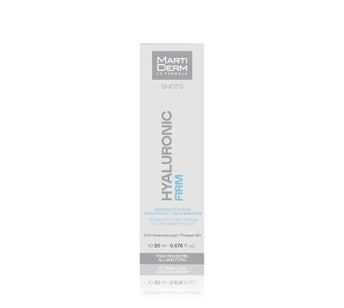 MaartiDerm Shot Hyaluronic Firm al 2.5% + PROTEUM 89, Hidratación intensa 20ml