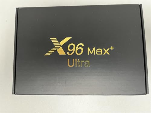 TV Box X96 MAX Plus Ultra Amlogic S905X4 Negro Compatible con AV1 y HDR