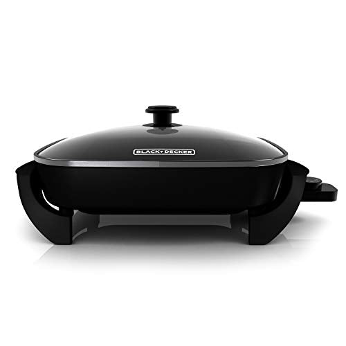 black & decker Electric Skillet, Negro, 30.48 cm x 38.1 cm, 1