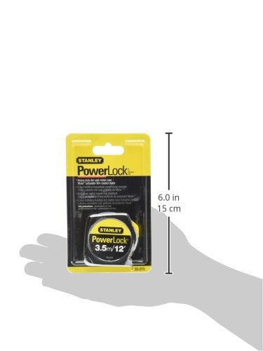 Cinta Métrica STANLEY Power Lock 3.5 m Modelo 33-215MX
