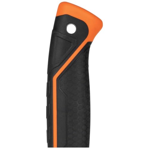 Klein Tools H80816 - Martillo de garra recta con cabeza lisa, 16 onzas, mango de agarre antideslizante de fibra de vidrio que absorbe los golpes con orificio de anclaje, 13 pulgadas
