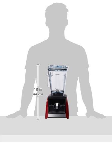 Licuadora Vitamix Serie Ascent A2500 Rojo Contenedor 64 Oz