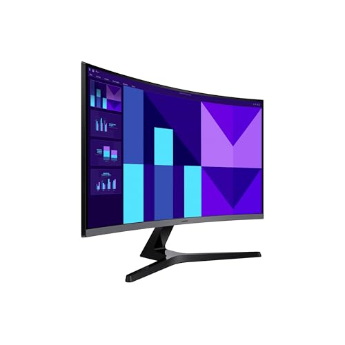 SAMSUNG 32" S3 (S39GD) Monitor curvado FHD 100Hz, modo de juego, modo de ahorro de ojos, conectividad múltiple con puerto HDMI, altavoces integrados, LS32D396GANXZA, 2025