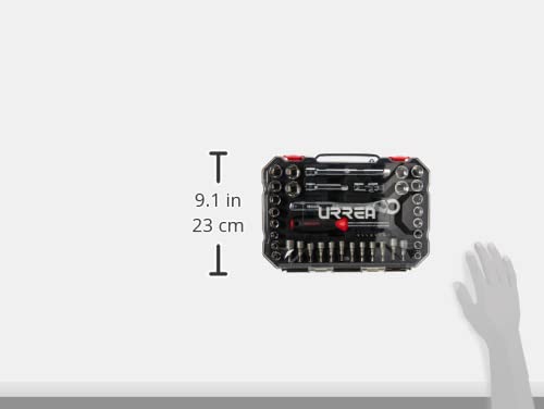 Juego de Dados Urrea 5201CD Negro Combinados 47 Piezas