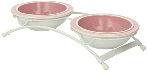 Comedero para Mascotas Petrageous Designs Rosado 5 Pulgadas