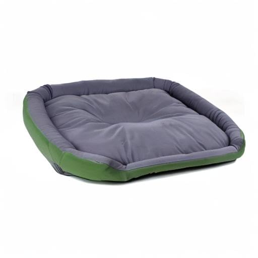 Cama para Perro Hills Verde Gris Resistente y Confortable con Relleno Suave
