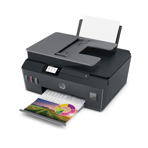 HP Impresora Multifuncional Smart Tank 530, Tinta Continua, Color, Wi-Fi, Dúplex (Doble Cara) Manual, ADF Alimentador Automático, Imprime Smart App, Impresión, Escaneo, Copiado (4SB24A)
