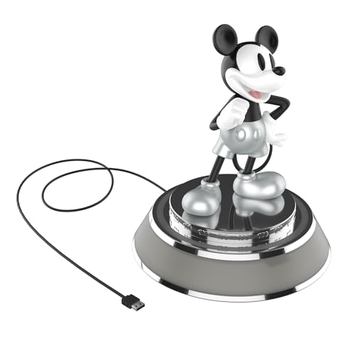 Disney 100 Mickey Mouse - Lámpara LED con tres niveles de intensidad decoración la magia de Disney 100 en tu hogar luz de noche figura 3D