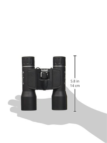 Bushnell | Binoculares Powerview 12x25 mm| Prisma Roof |Plegable y Compacto |Prismático Impermeable