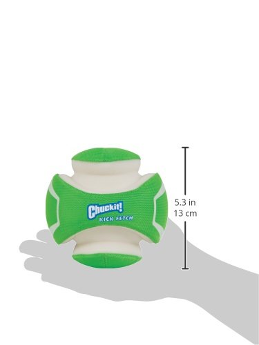 Chuckit! Kick Fetch - Pelota de Juguete para Perro, Brilla en la Oscuridad, pequeña