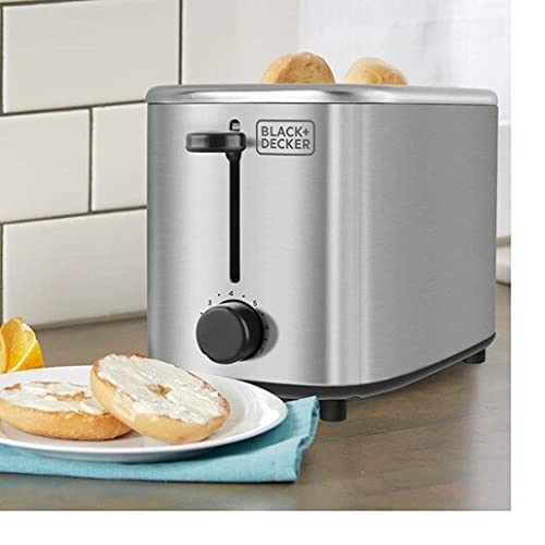 Black & Decker TR0011SS Tostador 2 panes Acero Inoxidable ranura extra ancha