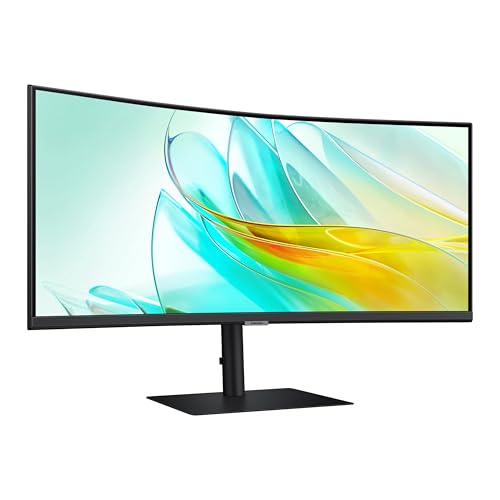 Samsung ViewFinity S65UC, Ultra-WQHD, 100Hz, AMD FreeSync™ HDR10, conmutador KVM integrado con monitor curvado USB-C, LS34C654UANXGO, 2025