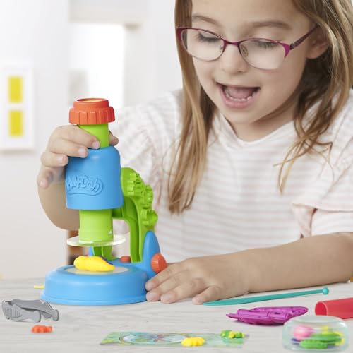 Set de Masas PLAY-DOH Microscopio Luminoso para Niños y Niñas