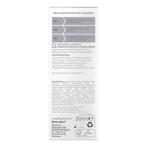 Eucerin Hyaluron Filler Serum Anti-edad 30 ml | Ácido Hialurónico Rápida Absorción