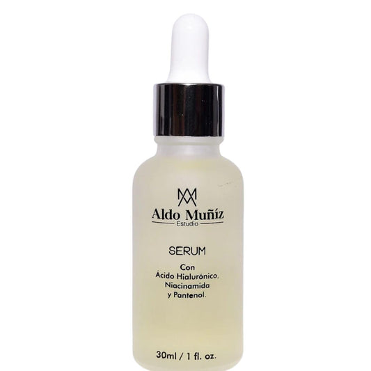 Serum Facial con Ácido Hialurónico, Niacinamida y Pantenol, 30ml