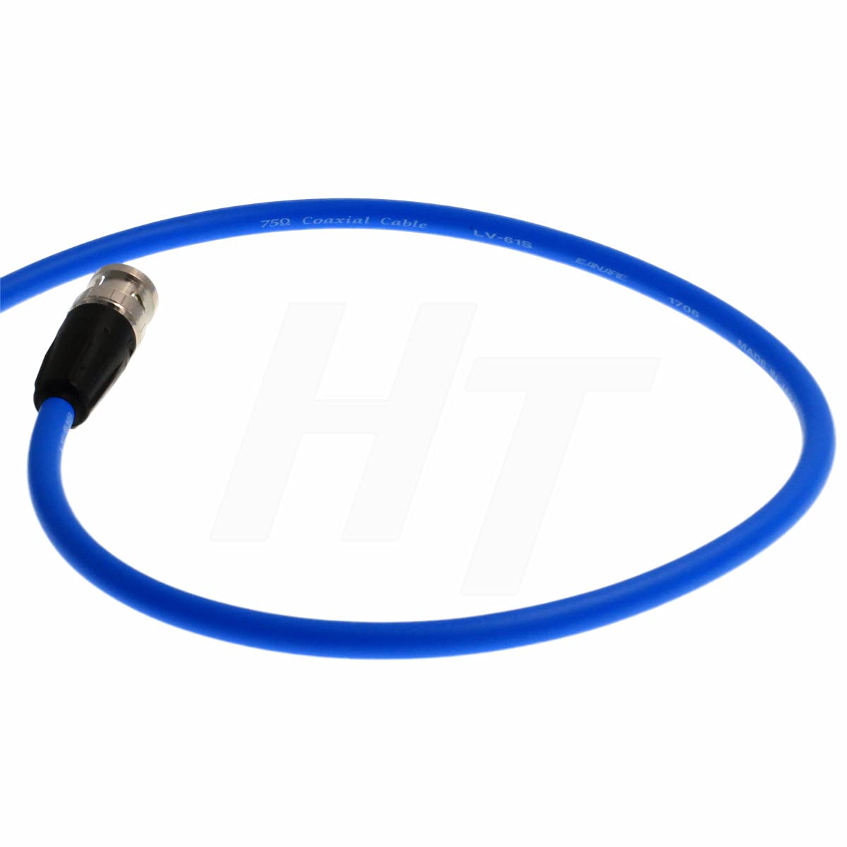 Cable Coaxial de Vídeo HT 12G SDI Azul para Monitor de Cámara 5M