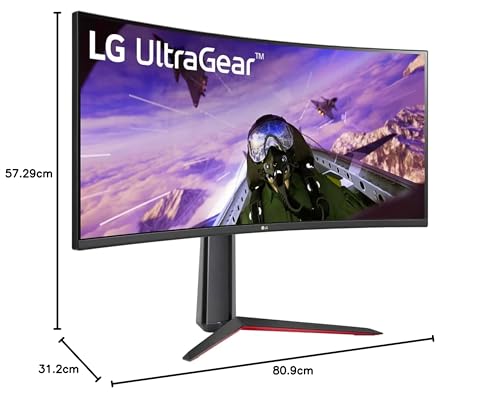 LG Monitor Curvo UltraWide Gaming 34" 160Hz VA WQHD, 34GP63A-B (2560 x 1440), Tiempo de Respuesta 1ms, MBR AMD FreeSync Premium, HDMI, Display Port, 1800R.