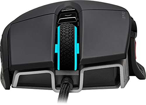 Corsair M65 RGB Ultra Ratón para Juegos FPS Personalizable - Sensor Óptico de 26.000 PPP Marksman, Conmutadores Ópticos, Hiperprocesamiento AXON, Control de Fusión de Sensores - Negro CH-9309411-NA2