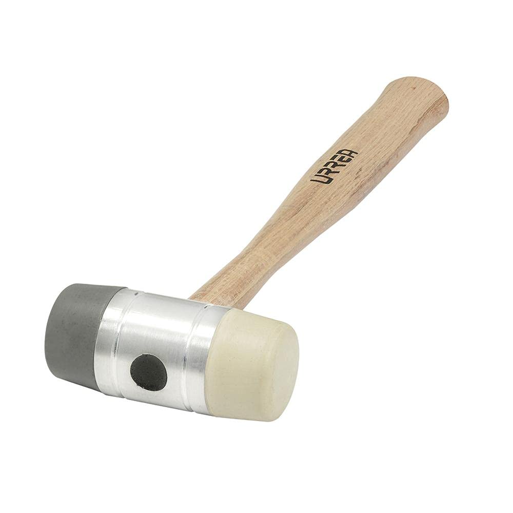 Martillo Urrea 1363 Tapas Plásticas Intercambiables Mango de Madera 13 Oz