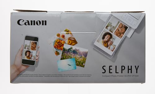 Canon Selphy Cp1500 Blanco/Impresora Fotográfica Portátil En Color/WiFi