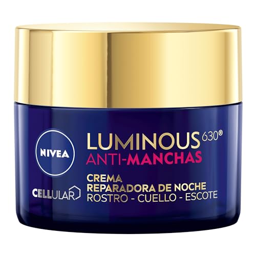 NIVEA Luminous 630 Crema Reparadora Noche | Antienvejecimiento y Luminosidad