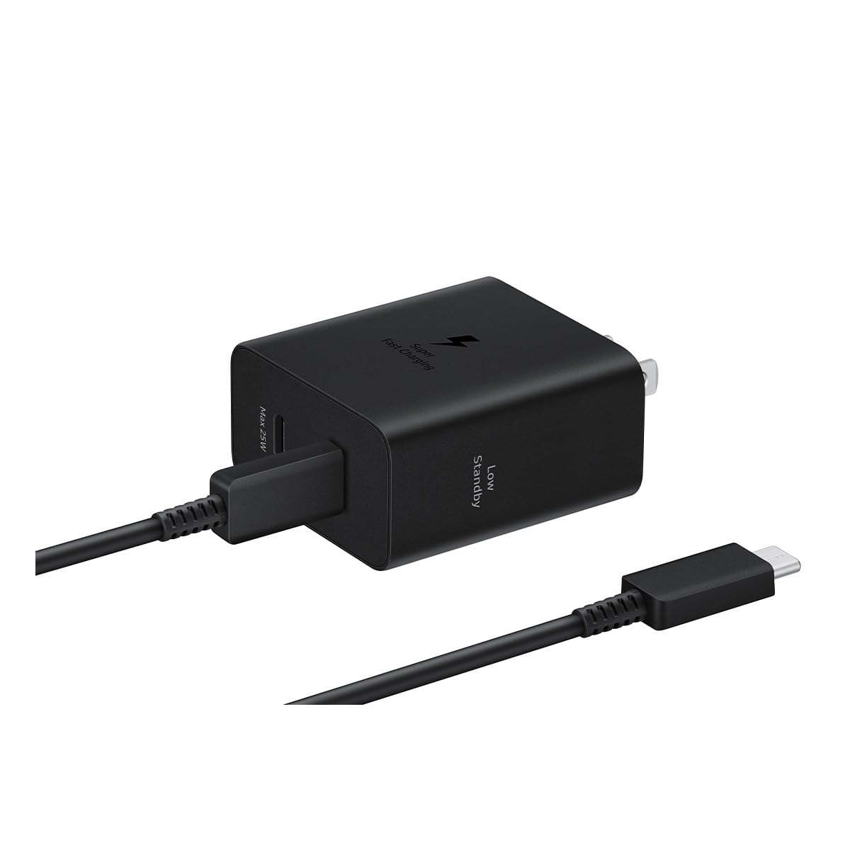Adaptador de Corriente USB-C 50W Samsung Blanco con Cable USB-C 1.8m